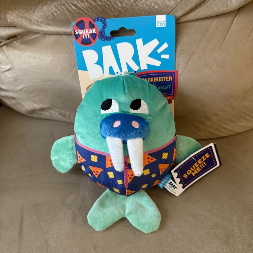 Brand new Bark walrus dog toy